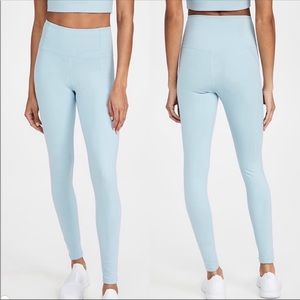 Girlfriend Collective High Rise Compressive Leggings: Sky Light Blue